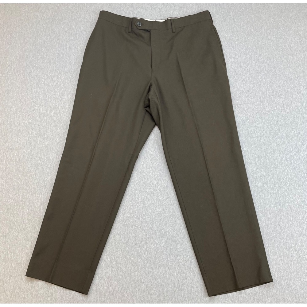 Lauren Ralph Lauren Pants Mens 34 x 29 Brown 100% Wool Straight Total Comfort